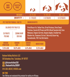 10mg CBD Dog Treats Cheddar Flavor
