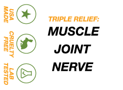 Triple Relief Pain Salve 500mg Roll On 2oz.